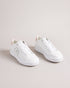 <P>Perforated Magnolia Platform Sneaker</P>
